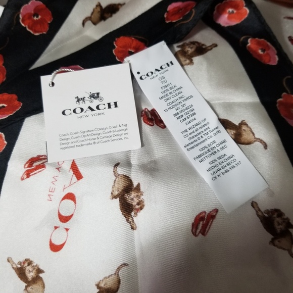 💯Authentic Coach Silk scarf - Picture 3 of 6